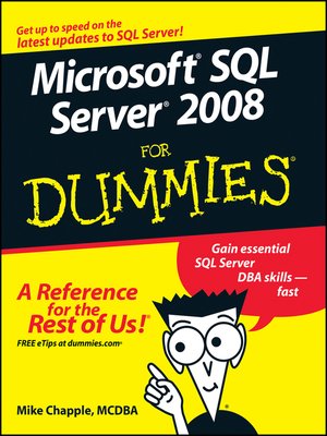 cover image of Microsoft SQL Server 2008 For Dummies